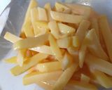 A picture of step 1 of CCC French Fries Crispy Crunchy Coated French Fries.