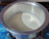 A picture of step 2 of Leftover Peda Kulfi.