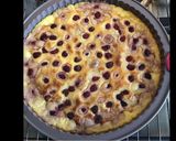 Une image de l'étape 4 de Flan aux framboises du jardin.