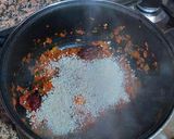 Foto del paso 4 de la receta Lentejas pardinas con arroz y atún rojo en conservas