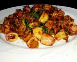 Foto langkah ke 7 dari resep Tumis Pedas Baby Caisim Seafood.