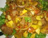 A picture of step 3 of No oil Meat sauce.