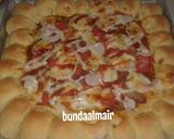 Foto langkah ke 10 dari resep Pizza dg 3 macam pinggiran topping suka2 🍕🍕🍕.