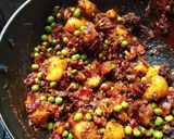 रेस्टोरेंट स्टाइल आलू मटर सब्जी (Restaurant style aloo matar sabzi recipe in Hindi) रेसिपी चरण 3 फोटो