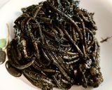 A picture of step 5 of Spaghetti with Squid Ink, Gic's Style.