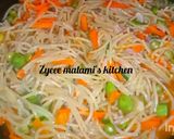 Vegetables spaghetti (taliya Mai kayan lambu)matakin girki3 hoto