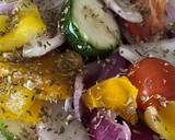 Figs and Mediterranean Vegetables with Blue Cheese Dressing recipe step 1 photo