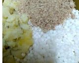 A picture of step 1 of Tawa sabudana kabab.