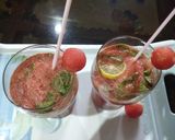 A picture of step 2 of Watermelon punch.