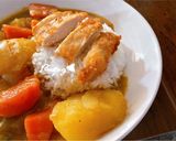 A picture of step 8 of Japanese Curry Rice 🍛🍽.