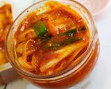 Foto langkah ke 10 dari resep Korean Inspired : Baechu Kimchi (Kimchi Sawi Putih).