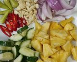 Gambar langkah 2 resipi Siakap Masam Manis.
