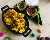 A picture of step 3 of Rice flour spicy khichu.