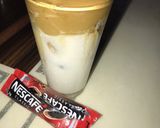 A picture of step 2 of Dalgona coffee.