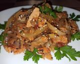 Фото кроку 8 до Кадича. Жареные баклажаны с мясом по-корейски.