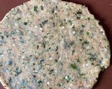 A picture of step 3 of Methi bhakhari.