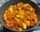 Une image de l'étape 17 de Mijoté de légumes aux épices, bouillon de gambas et gingembre.