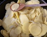 Une image de l'étape 2 de °Gratin de jambon à la cancoillotte°.