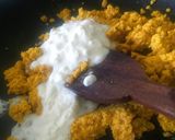 A picture of step 3 of Mohanthal.