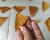 A picture of step 2 of Leftover Roti Nachos.