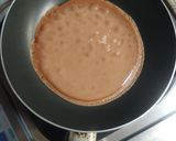 Foto langkah ke 3 dari resep Mille crepes oreo susu coklat.