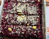 A picture of step 6 of Coconut Dragon Fruit Burphi.