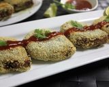 A picture of step 6 of Poha Cutlet.