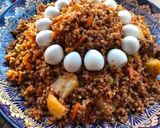 A picture of step 5 of Uzbekistan Buckwheat Beef Plov.