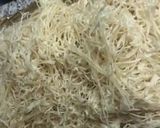 A picture of step 1 of Eid Special Arabic dessert kunafa.