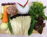 Hình bước làm 1 của món Nem Nấm