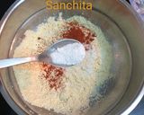A picture of step 5 of Bread Khaman.
