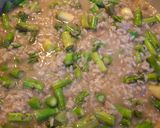 A picture of step 5 of Lemon Asparagus Risotto.