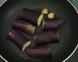 Foto langkah ke 1 dari resep Terong Bakar Tabur Kacang.