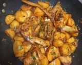 A picture of step 4 of One pot chicken potatoes dish.