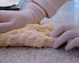 A picture of step 4 of Simple Bread | Crispy Crust! Cob Loaf Bread.