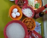 A picture of step 1 of Bbq rice.