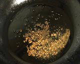 A picture of step 2 of Baingan Palak Bharta.