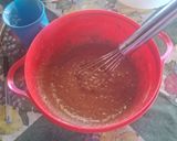 Foto del paso 4 de la receta: Torta agosto de cacao y membrillo con avena vegana