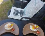 A picture of step 2 of Mother's Day Hot Poached 50second Breakfast.