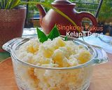 Foto langkah ke 4 dari resep Singkong Kukus Kelapa Parut.