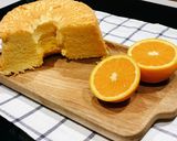 Hình bước làm 4 của món Bánh chiffon cam nhẹ như mây