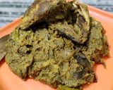 ইলিশ মাছের মাথা দিয়ে কচুশাক(elisher matha diye kochushak recipe in Bengali) রেসিপি ধাপ - 4 ছবি