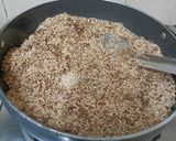 A picture of step 3 of Til - Gur Cham Cham gajak.