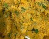 A picture of step 8 of Masala dosa.