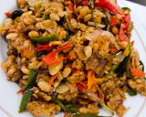 Foto langkah ke 4 dari resep Sambel tempe kemangi.