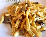 Foto del paso 4 de la receta: Pasta "casareccia" con champiñones y salsa de curry #cumplimos8
