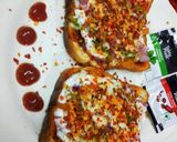 चिल्ली चीज टोस्ट(chilli cheese toast recipe in hindi) रेसिपी चरण 6 फोटो