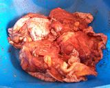 A picture of step 1 of Pan grilled chicken. #local food contest Nairobi north area.