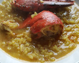Foto del paso 7 de la receta: Arroz caldoso con bogavante, foie, ñora y azafrán 🦞