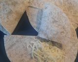 A picture of step 3 of Veg Tortilla Wrap 😋.